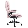 Silla de oficina de terciopelo rosa de vidaXL, Sillas de oficina - Ref: Foro24-20571, Precio: 230,09 €, Descuento: %