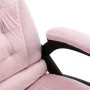 Silla de oficina de terciopelo rosa de vidaXL, Sillas de oficina - Ref: Foro24-20571, Precio: 230,09 €, Descuento: %