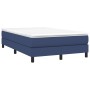 Cama box spring con colchón tela azul 120x200 cm de vidaXL, Camas y somieres - Ref: Foro24-3144067, Precio: 360,20 €, Descuen...