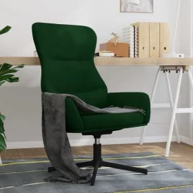 Silla de relajación de terciopelo verde oscuro de vidaXL, Sillones - Ref: Foro24-341110, Precio: 110,01 €, Descuento: %