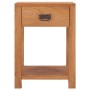 Mesita de noche de madera maciza de teca 35x35x50 cm de vidaXL, Mesitas de noche - Ref: Foro24-287231, Precio: 102,97 €, Desc...