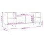 Mueble para TV madera contrachapada blanco brillo 160x35x55 cm de vidaXL, Muebles TV - Ref: Foro24-831342, Precio: 79,28 €, D...