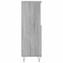 Aparador alto de madera contrachapada gris Sonoma 60x36x110 cm de vidaXL, Aparadores - Ref: Foro24-831490, Precio: 76,45 €, D...