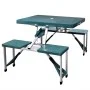Set plegable camping 1 mesa 4 taburetes aluminio verde claro de vidaXL, Mobiliario de camping - Ref: Foro24-41456, Precio: 77...