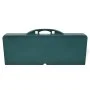 Set plegable camping 1 mesa 4 taburetes aluminio verde claro de vidaXL, Mobiliario de camping - Ref: Foro24-41456, Precio: 77...