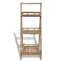 Estantería de bambú plegable con 3 niveles para plantas de vidaXL, Soportes para macetas - Ref: Foro24-41493, Precio: 99,74 €...