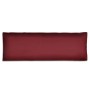 Cojín de respaldo tapizado rojo vino tinto 120x40x10 cm de vidaXL, Cojines para sillas y sofás - Ref: Foro24-41514, Precio: 2...