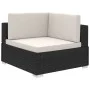 6-piece garden furniture set and black synthetic rattan cushions by vidaXL, Garden sets - Ref: Foro24-41257, Price: 481,80 €,...