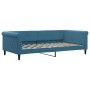 Sofá cama nido con colchón terciopelo azul 100x200 cm de vidaXL, Camas y somieres - Ref: Foro24-3197801, Precio: 429,85 €, De...