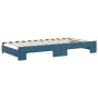 Sofá cama nido con colchón terciopelo azul 100x200 cm de vidaXL, Camas y somieres - Ref: Foro24-3197801, Precio: 429,85 €, De...