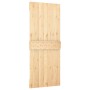 Puerta corredera con herrajes madera maciza de pino 85x210 cm en Puertas | Comprar online en Foru.es