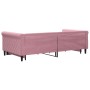 Sofá cama nido con cajones terciopelo rosa 100x200 cm de , Camas y somieres - Ref: Foro24-3197829, Precio: 305,31 €, Descuent...
