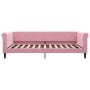 Sofá cama nido con cajones terciopelo rosa 100x200 cm de , Camas y somieres - Ref: Foro24-3197829, Precio: 305,31 €, Descuent...