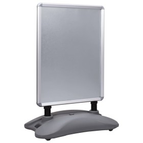 Soporte para carteles A1 base de agua aleación de aluminio gris de , Mostradores - Ref: Foro24-51204, Precio: 200,15 €, Descu...