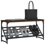 Mueble zapatero madera de ingeniería marrón roble 90x30x45 cm de , Zapateros y organizadores de calzado - Ref: Foro24-833422,...