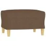 Juego de sofás con cojines 3 piezas tela marrón de , Sofás - Ref: Foro24-3201285, Precio: 429,11 €, Descuento: %