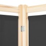 Biombo divisor de 4 paneles de tela gris 160x170x4 cm de , Divisores de ambientes - Ref: Foro24-248176, Precio: 63,98 €, Desc...