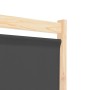 Biombo divisor de 4 paneles de tela gris 160x170x4 cm de , Divisores de ambientes - Ref: Foro24-248176, Precio: 63,98 €, Desc...