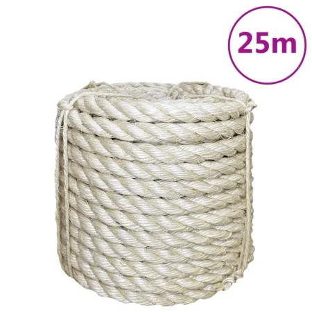 Cuerda 100% sisal 16 mm 25 m de , Sogas y cuerdas metálicas - Ref: Foro24-155034, Precio: 47,86 €, Descuento: %