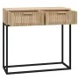 Mesa consola hierro y madera contrachapada 80x30x75 cm de , Mesas auxiliares - Ref: Foro24-352105, Precio: 84,89 €, Descuento: %