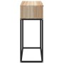 Mesa consola hierro y madera contrachapada 80x30x75 cm de , Mesas auxiliares - Ref: Foro24-352105, Precio: 88,81 €, Descuento: %