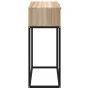 Mesa consola hierro y madera contrachapada 80x30x75 cm de , Mesas auxiliares - Ref: Foro24-352105, Precio: 84,89 €, Descuento: %