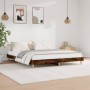 Estructura de cama madera de ingeniería roble ahumado 160x200cm de , Camas y somieres - Ref: Foro24-832026, Precio: 121,38 €,...