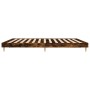 Estructura de cama madera de ingeniería roble ahumado 160x200cm de , Camas y somieres - Ref: Foro24-832026, Precio: 121,38 €,...