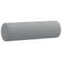 Cojines decorativos 2 uds tela gris claro Ø15x50 cm de , Cojines - Ref: Foro24-349501, Precio: 35,74 €, Descuento: %