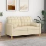 Cojines decorativos 2 uds tela crema 15x50 cm de , Cojines - Ref: Foro24-349503, Precio: 24,31 €, Descuento: %