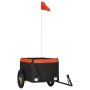 Remolque para bicicleta hierro negro y naranja 30 kg de , Remolques para bicicletas - Ref: Foro24-94075, Precio: 77,97 €, Des...