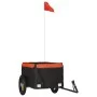 Remolque para bicicleta hierro negro y naranja 30 kg de , Remolques para bicicletas - Ref: Foro24-94075, Precio: 75,37 €, Des...
