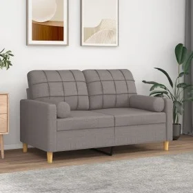 Cojines decorativos 2 uds tela gris taupe 15x50 cm de , Cojines - Ref: Foro24-349508, Precio: 32,25 €, Descuento: %