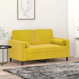 Cojines decorativos 2 uds terciopelo amarillo 15x50 cm de , Cojines - Ref: Foro24-349515, Precio: 17,53 €, Descuento: %