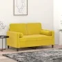 Cojines decorativos 2 uds terciopelo amarillo 15x50 cm de , Cojines - Ref: Foro24-349515, Precio: 17,53 €, Descuento: %