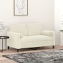 Cojines decorativos 2 uds terciopelo crema 15x50 cm de , Cojines - Ref: Foro24-349517, Precio: 22,64 €, Descuento: %