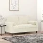 Cojines decorativos 2 uds terciopelo crema 15x50 cm de , Cojines - Ref: Foro24-349517, Precio: 22,68 €, Descuento: %