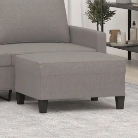 Reposapiés de tela gris taupe 70x55x41 cm de , Otomanas - Ref: Foro24-349354, Precio: 57,66 €, Descuento: %
