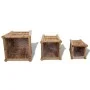 Jardineras con forro de nailon 3 unidades bambú de vidaXL, Maceteros y jardineras - Ref: Foro24-41507, Precio: 76,27 €, Descu...