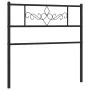 Kopfteil aus schwarzem Metall, 75 cm von , Kopf- und Fußteile - Ref: Foro24-355293, Preis: 23,58 €, Rabatt: %