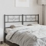 Cabecero de metal negro 140 cm de , Cabeceros y pies de cama - Ref: Foro24-355300, Precio: 35,27 €, Descuento: %