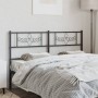 Cabecero de metal negro 120 cm de , Cabeceros y pies de cama - Ref: Foro24-355298, Precio: 33,36 €, Descuento: %