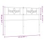 Cabecero de metal negro 120 cm de , Cabeceros y pies de cama - Ref: Foro24-355298, Precio: 33,36 €, Descuento: %