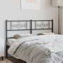 Cabecero de metal negro 160 cm de , Cabeceros y pies de cama - Ref: Foro24-355302, Precio: 34,40 €, Descuento: %