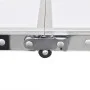 Mesa de camping plegable ajustable con 4 taburetes 120x60 cm de vidaXL, Mobiliario de camping - Ref: Foro24-41328, Precio: 58...