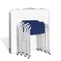 Mesa de camping plegable ajustable con 4 taburetes 120x60 cm de vidaXL, Mobiliario de camping - Ref: Foro24-41328, Precio: 58...