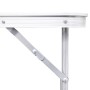 Mesa de camping plegable ajustable con 4 taburetes 120x60 cm de vidaXL, Mobiliario de camping - Ref: Foro24-41328, Precio: 65...
