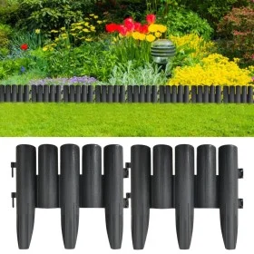 Garden edging 36 units PP anthracite gray 10 m by , Garden edging and edging - Ref: Foro24-314681, Price: 47,11 €, Discount: %