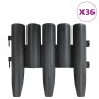 Bordes de jardín 36 unidades PP gris antracita 10 m de , Ribetes y bordes para jardín - Ref: Foro24-314681, Precio: 42,76 €, ...
