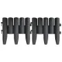 Garden edging 36 units PP anthracite gray 10 m by , Garden edging and edging - Ref: Foro24-314681, Price: 47,11 €, Discount: %